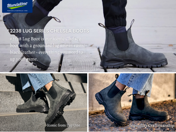 Amazon.com | Blundstone 2238 Unisex Lug Chelsea Boot for Men