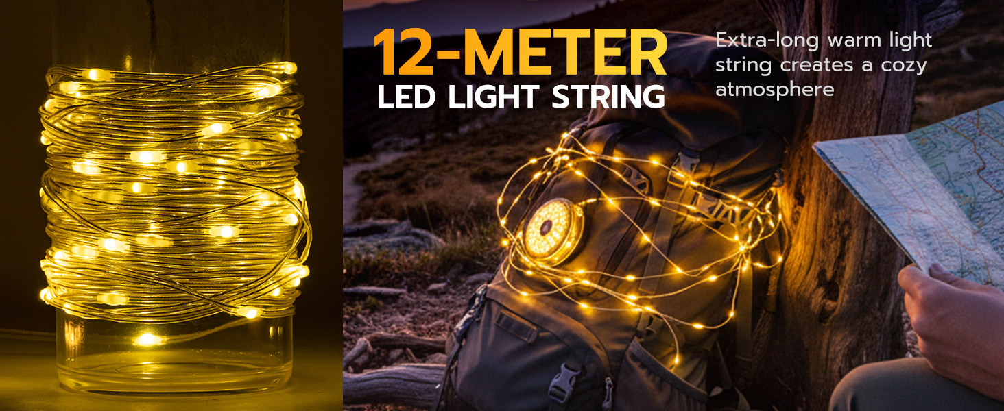 12-meter LED light string