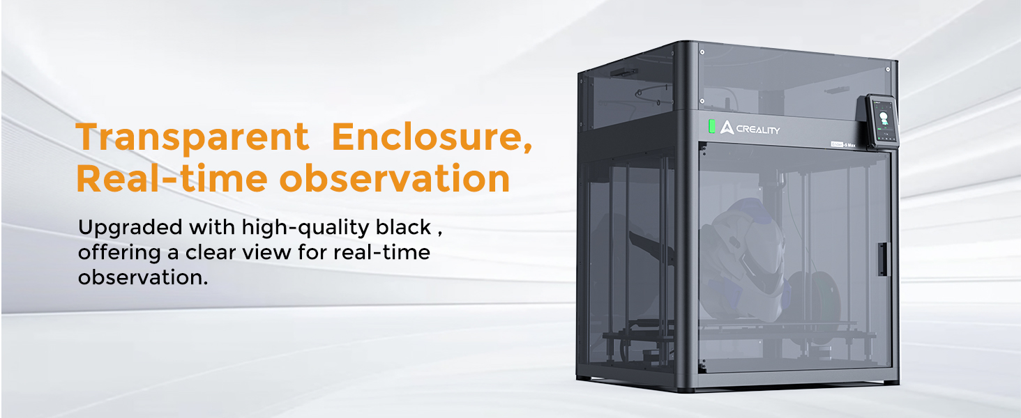 Official Creality Ender 5 Max Enclosure Constant Temperature Cover Noise Reduce Dust Proof PC Protective Enclosure for Ender 5 Max 3D Printer 15 ender 5 max enclosure