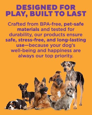 Outward Hound Slow Feeder Dog Bowl - Makes Meal... 30 designed for play built to last