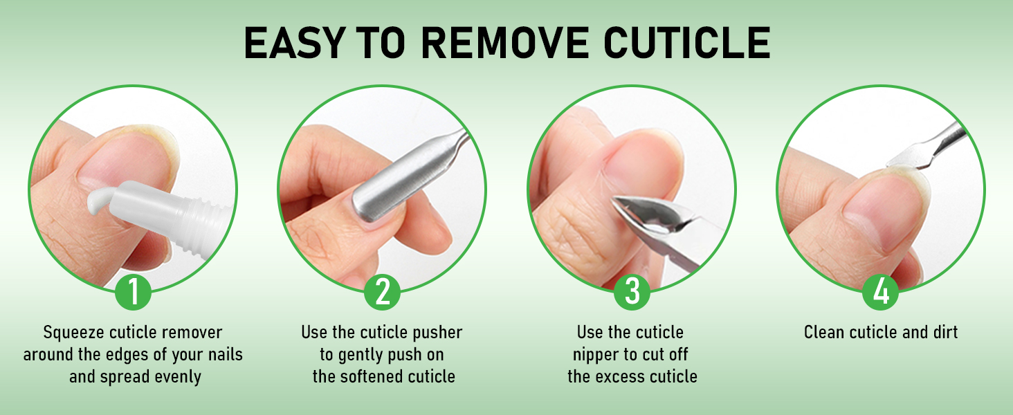 Professional Cuticle Remover Tools Set