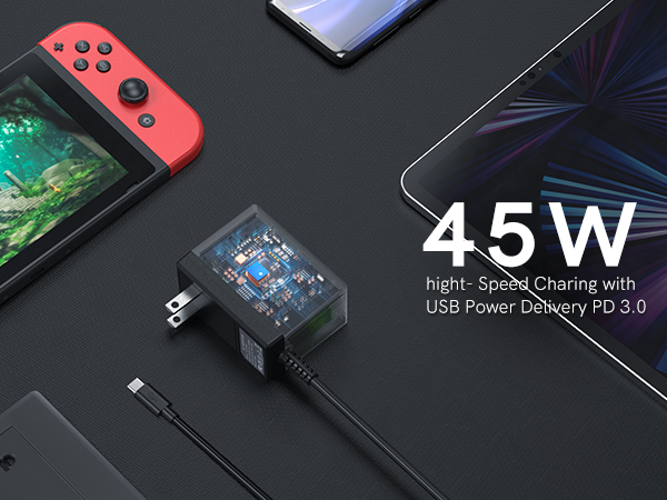 任天堂スイッチ/ charge box NINTENDO SWITCH Amazon.com: Charger for Nintendo Switch, YCCTEAM Charger AC