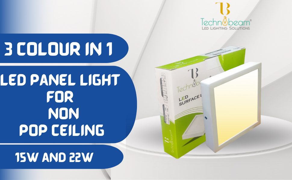 Buy Technobeam 22W 3in1 Surface Round LED Panel Color Changing Light