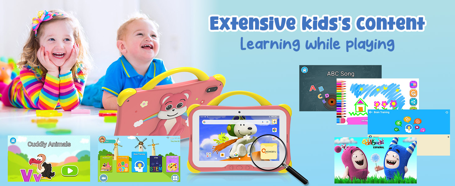 CWOWDEFU tablet for kids 7" pro