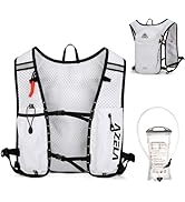 JEELAD Lightweight Running Vest for Women and Men with 1.5L Water Bladder for Hiking Trail Runnin...