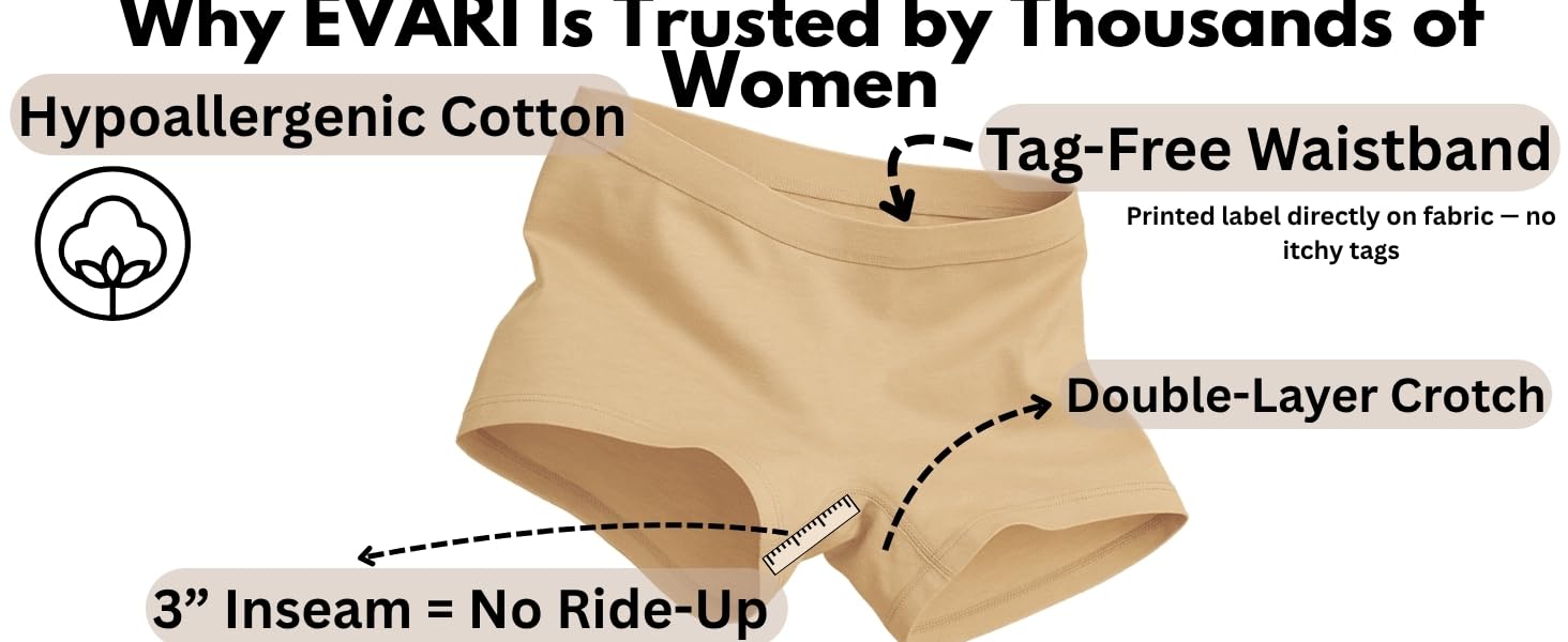 100% cotton boy short underwear