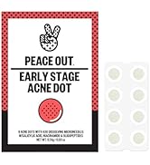 PEACE OUT Early Stage Acne Dots Helps Target Blemishes Below the Surface, Hydrocolloid Pimple Pat...