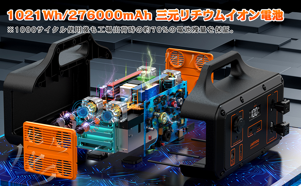 新品 ポータブル電源1021w家庭用蓄電池大容量高出力AC定格1000W瞬間最大 Amazon.co.jp: Miicashic ポータブル電源 1021w 家庭用蓄電池 大