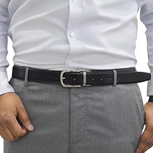 make a fashion statement with accalia's formal reversible belts for men perfect for gifting