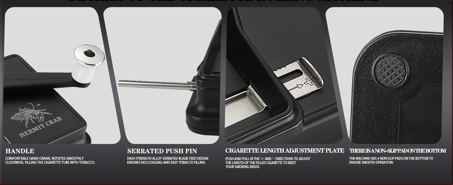 HERMIT CRAB Cigarette Rolling Machine | Precision and Durability in Every Roll