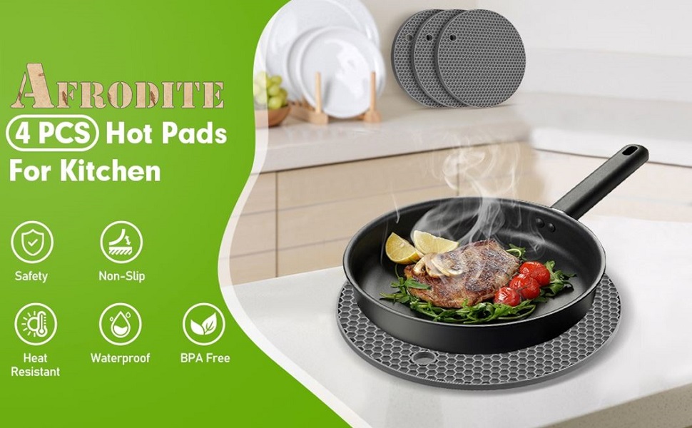 Silicone Trivet Mats Food Grade