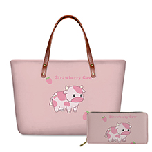 FKELYI Girls's 2 Packs Purses Set Contains Lengthy Wallets with Giant Capability Prime-Deal with Bag Girls Shoulder Totes 25 2