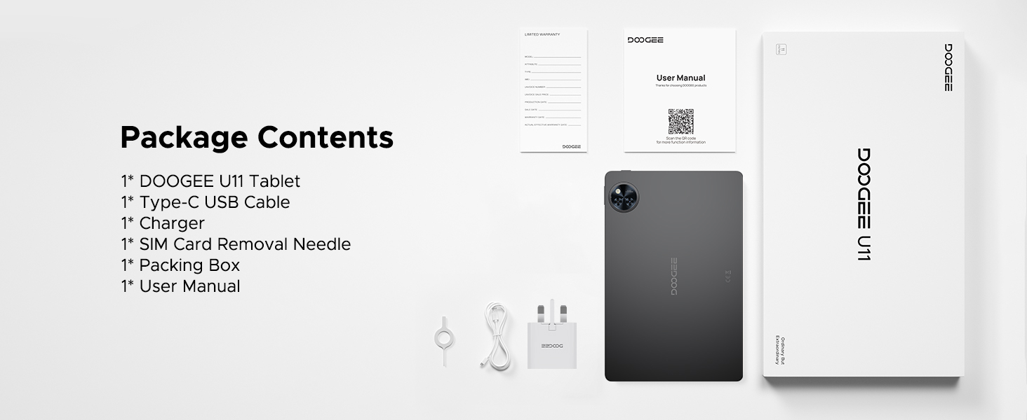 doogee u11 android 15 tablet 11 inch