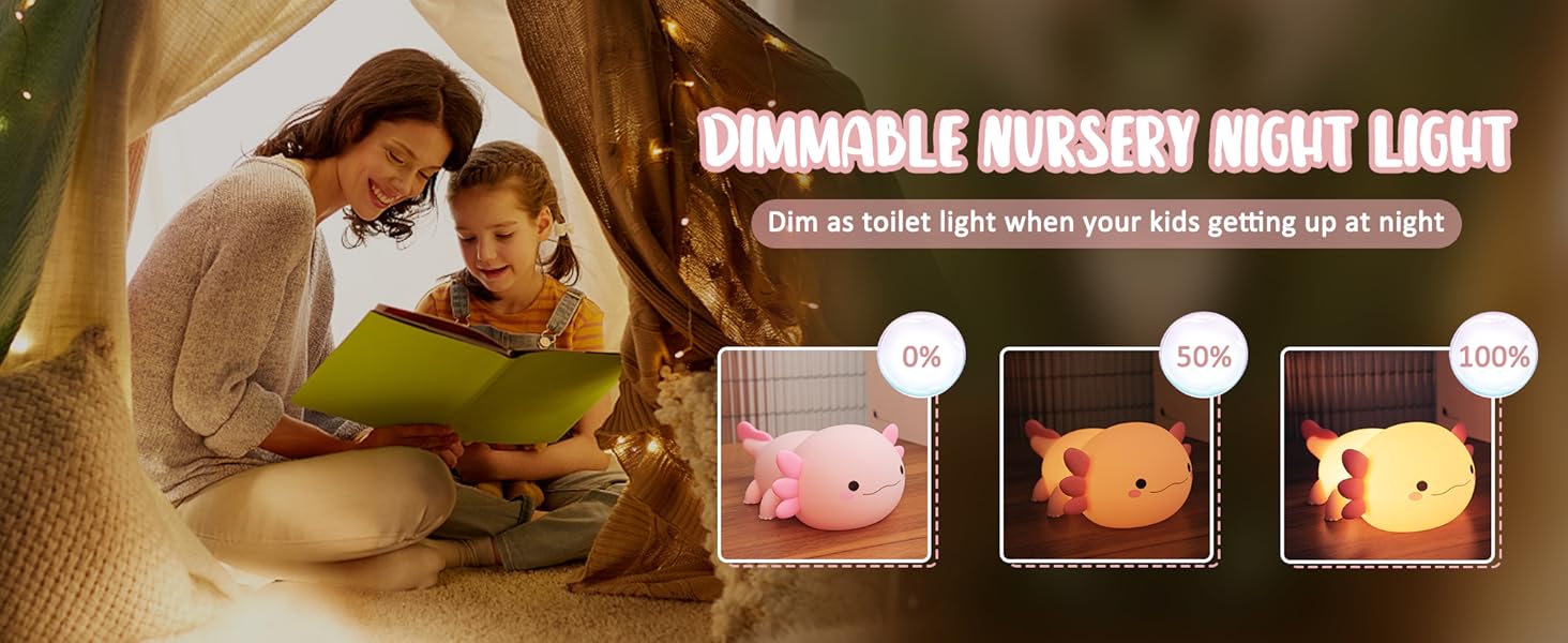 Axolotl Night Light