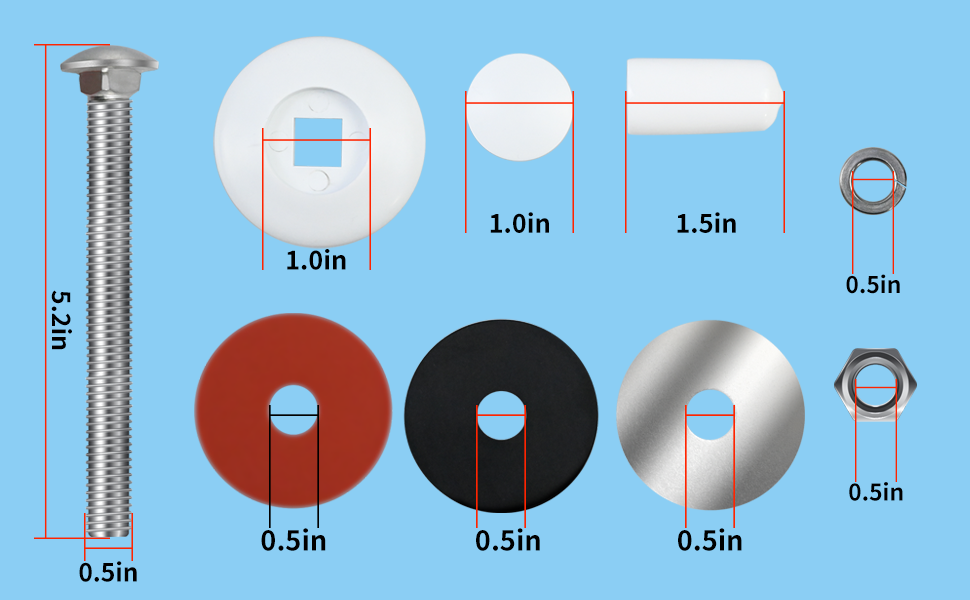 Vsttar 67209911SS Mounting Kit for Pool Diving Board