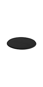 big black fabric jelbows arm wrist elbow rest for typing on a computer keyboard