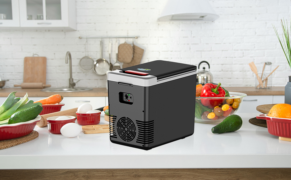 車載冷蔵庫 Amazon.co.jp: 「-10℃～65℃＆2WAY電源対応」HANSHUMY 8L冷蔵庫