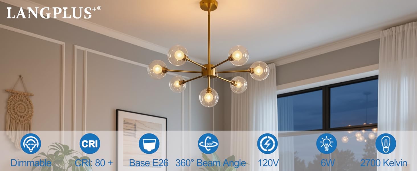 G50 6W LED Light Bulbs