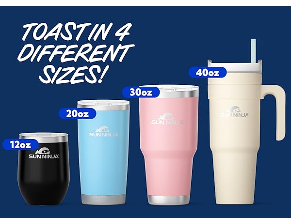 食器 JJ Amazon.com: SUN NINJA 20oz Stainless Steel Tumbler - Double