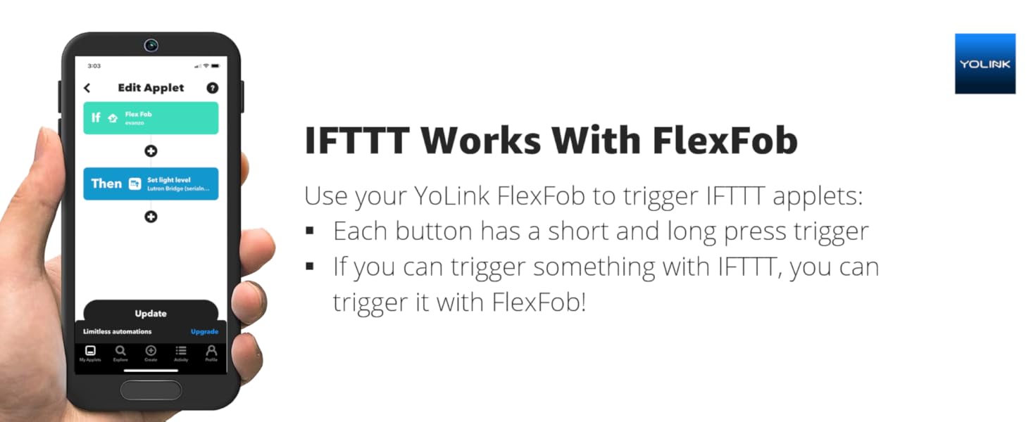 ifttt works with flexfob long