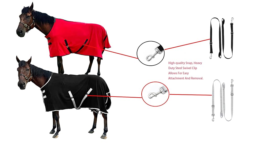 Fleece horse blanket