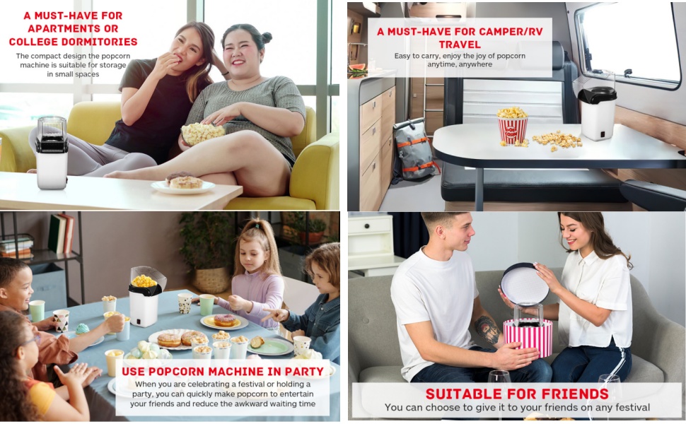 air popper popcorn maker electric