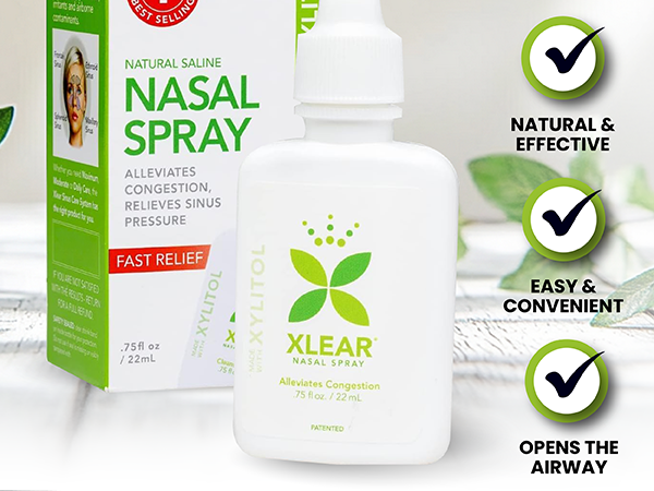 sinus nasal spray saline max allergy cleaner system cold