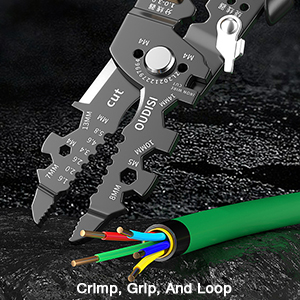 Multifunctional Wire Stripping Cutting, and Crimping with Splitting and Winding