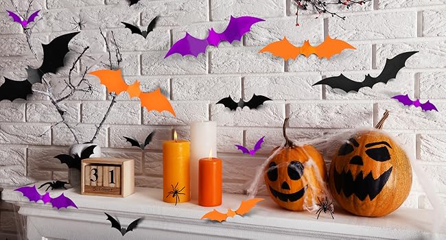 HALLOWEEN BATS DECORATIONS