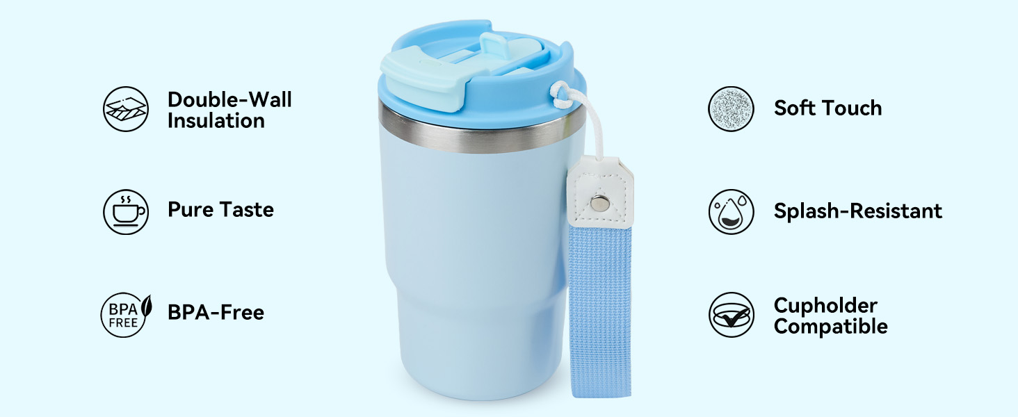 tumbler with lid and straw