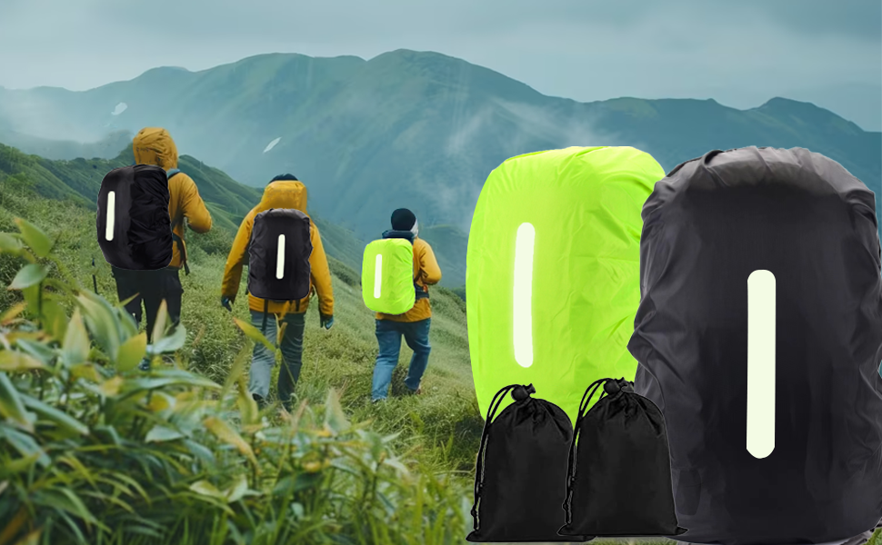 Funda Impermeable para Mochila Cubre Lluvia Cubierta de Bolsa Bolso Protector de Lluvia para Camping