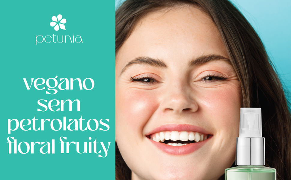 body splash vegano natural petunia eu sou alegre sem petrolatos floral fruity