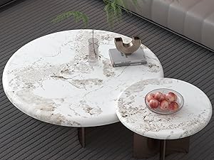 VaryPaper White Brown Marble Effect Peel and Stick Wallpaper 40cmx200cm Marble Sticky Back Plastic Roll Contact Paper for Kitchen Countertops Washable Kitchen Wallpaper Marble Vinyl Wrap for Furniture 25 sticky vinyl wrap for furniture