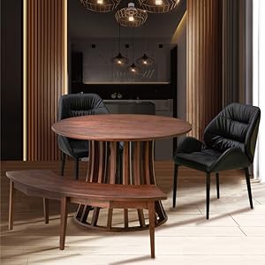 Amazon｜ダイニングテーブル 丸 テーブル 2人 4人 用 円 型