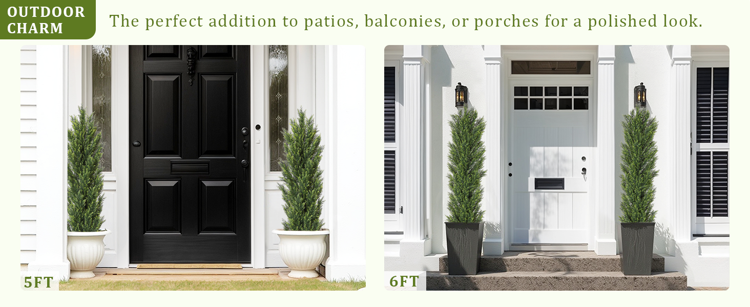faux cedar tree