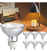 mlogiroa Light Bulbs(Pack of 6) - 50W 110V Candle Warmer Lamp Bulbs GU10 LED Bulbs with Long Last...