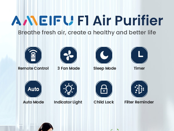 air purifiers with double-sided filter