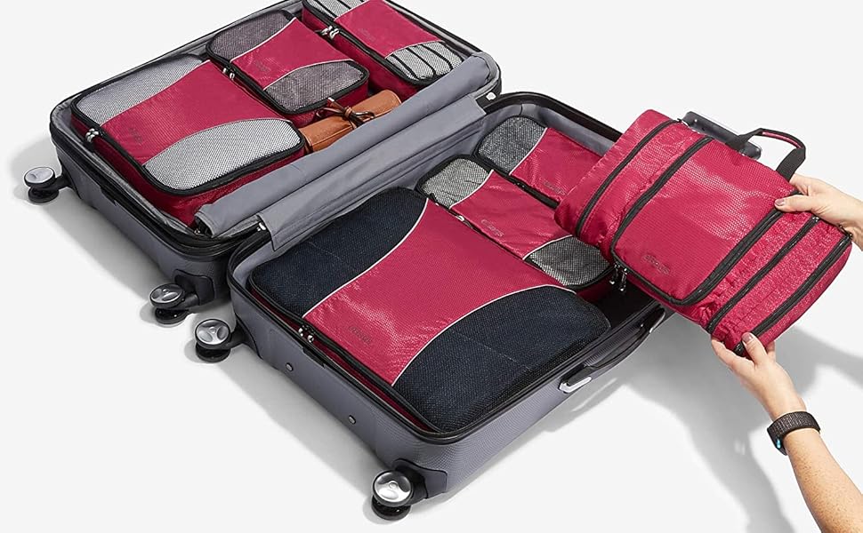 eBags Classic Medium 3pc Packing Cubes Packing Organizers