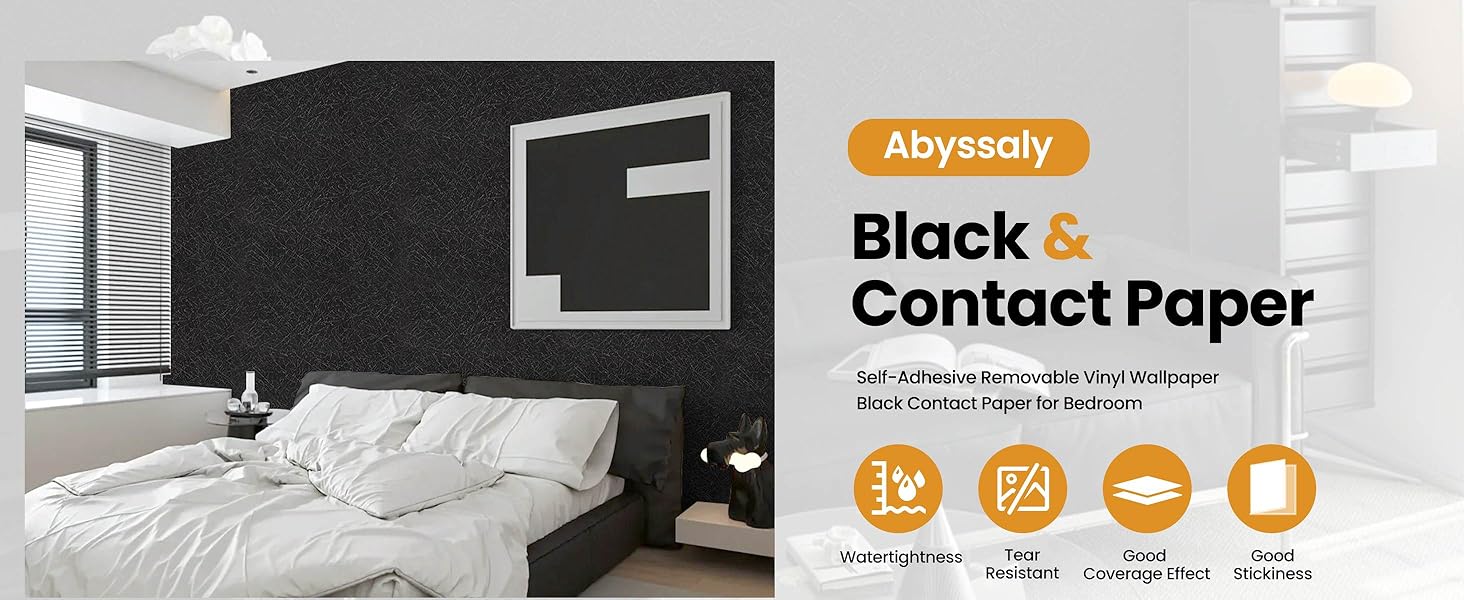 black contact paper
