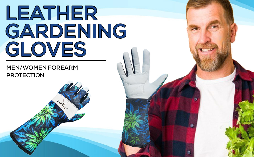leather garden gloves for women and men