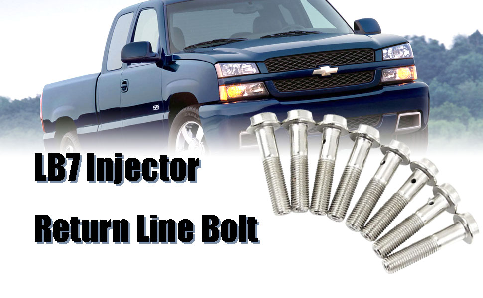 DEF LB7 Injector Return Line Bolt for 20012004 GM 2500 Diesel 6.6L