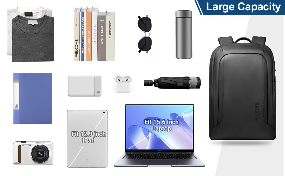 HEROIC KNIGHT Laptop Backpack, 17 Inch Business Laptop Bag