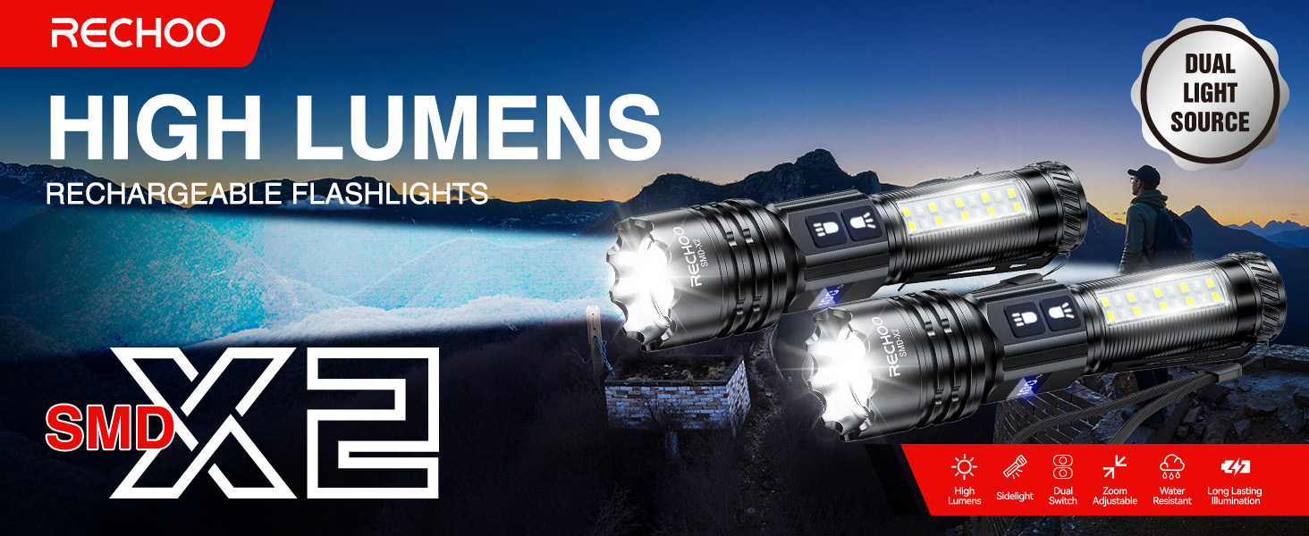 rechargeable flashlights