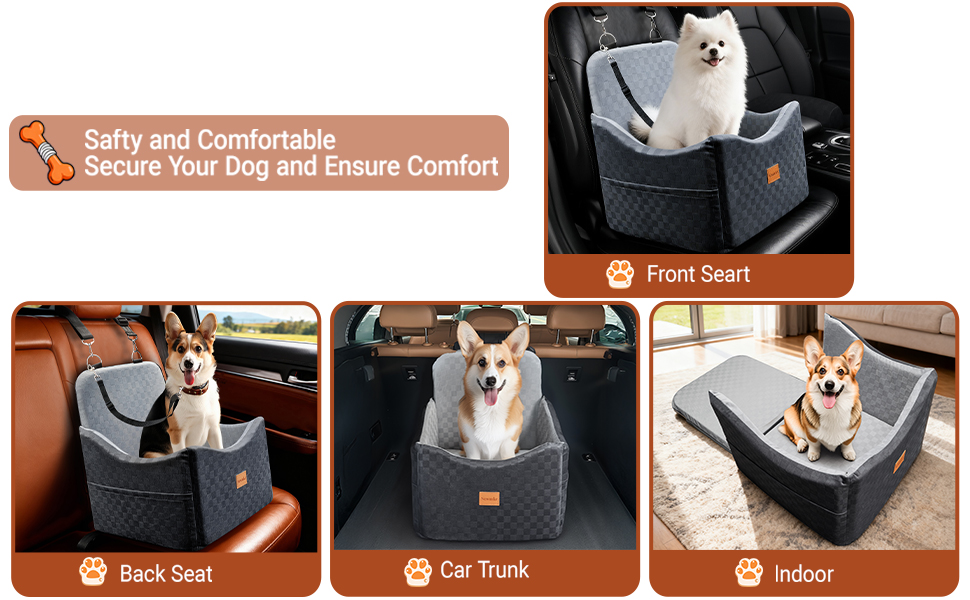 Pet Car Seat Travel Bed