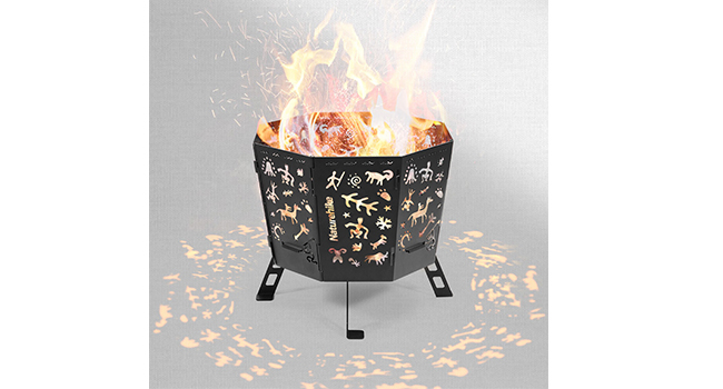 ネイチャーハイク焚き火台 Naturehike Totem 焚き火台 折りたたみ式 五徳付き 灰受け付き