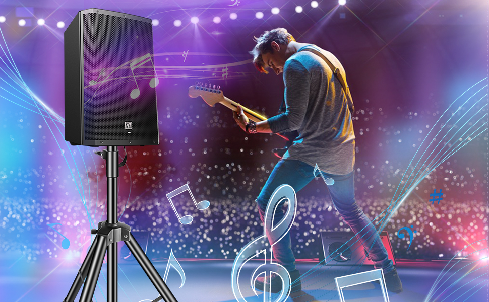 Universal Speaker Stand Tripod for Large Speakers Heavy