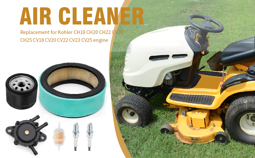 SYOWADA Air Filter Oil Filter Tune Up Kit Replacement For Kohler Ch18 Ch20 Ch22 Ch23
