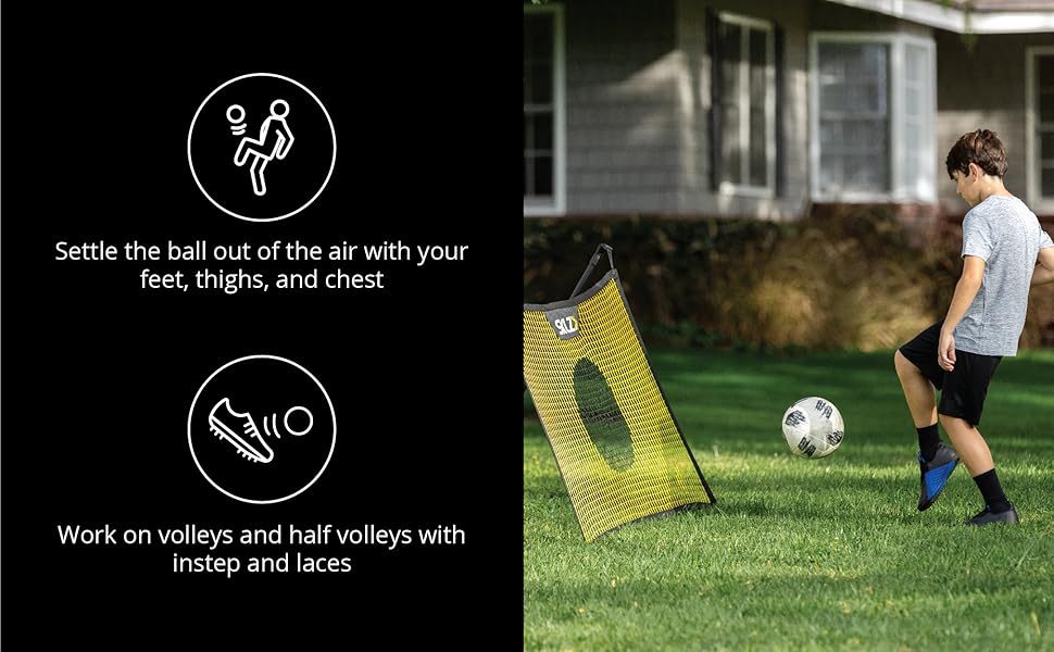 SKLZ Solo Soccer Net Trainer and Rebounder with Carry Bag Sports & Outdoors