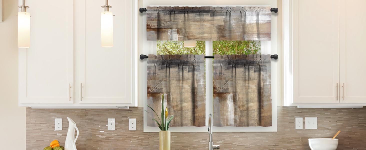 Kitchen Window Tier Curtains