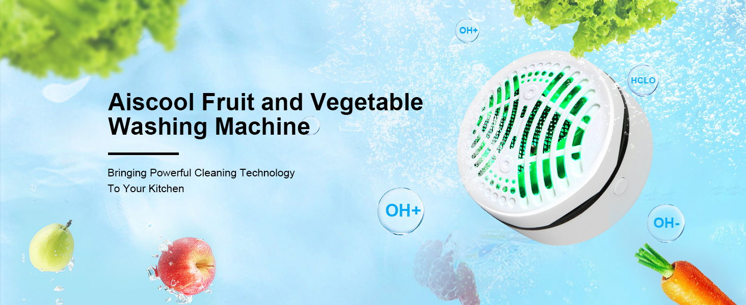 Aiscool Fruit and Vegetable Wash Machine, Fruit Cleaner